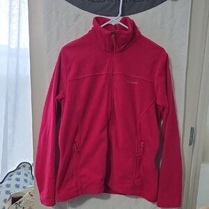 Columbia Vibrant Pink Full-Zip Fleece